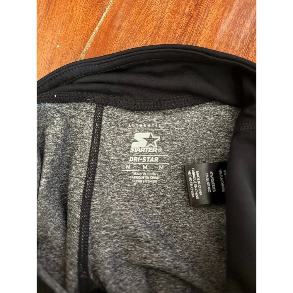 Starter Girls Black Star Print Athletic Leggings 8